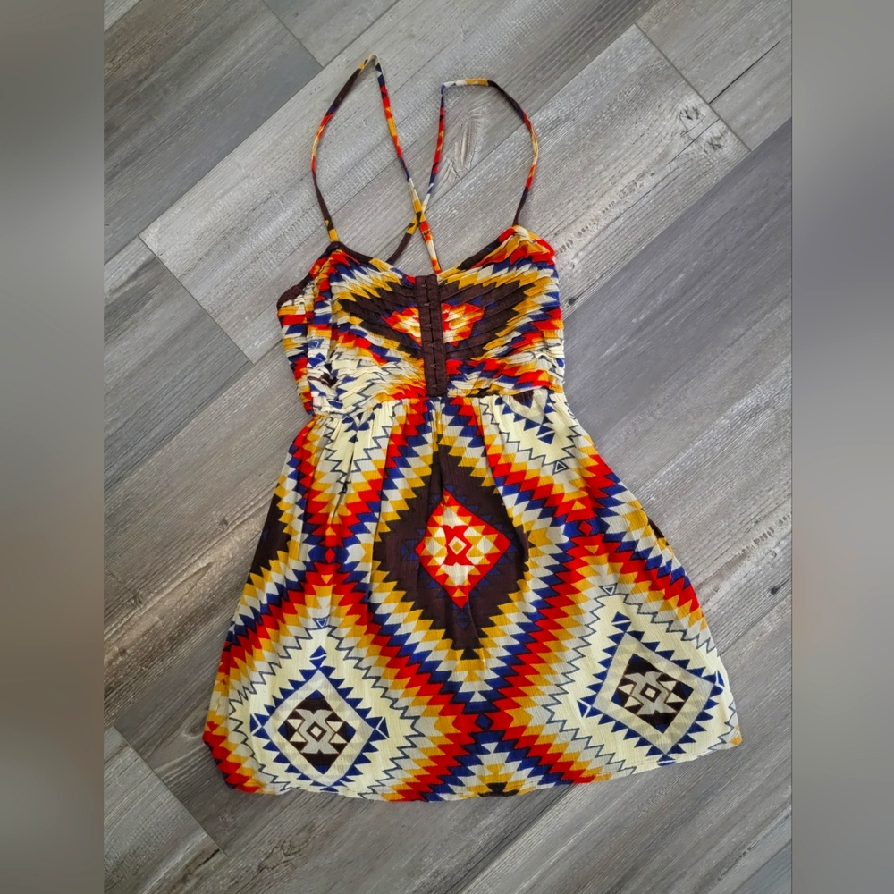 Women's Small Multi-colored Billabong Dress - Picture 1 of 2